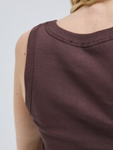 Seamless Basic Crush | Organic cotton Tank Top Java