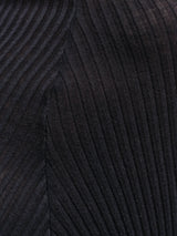 Seamless Basic Fiori | Merino wool L/S T-Shirt Black