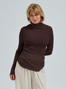 Fiori | Merino wool - Dark Brown