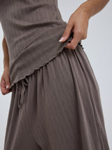 Seamless Basic Jacquard Crush | Cotton Tank Top Fungi