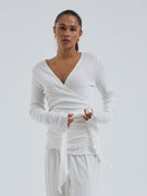 Jacquard Wrap | Cotton - Off-White