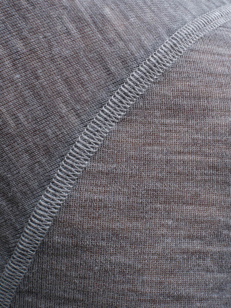 Seamless Basic Jade | Merino wool L/S T-Shirt Grey Melange