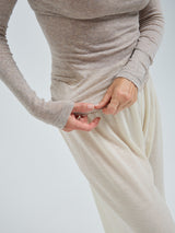 Seamless Basic Nouveau | Cotton Roll Neck Desert Melange