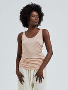 Sheer Tank | Silk - Rosie Beige