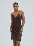 Silk Slip Romance | Mulberry Silk - Umber Brown
