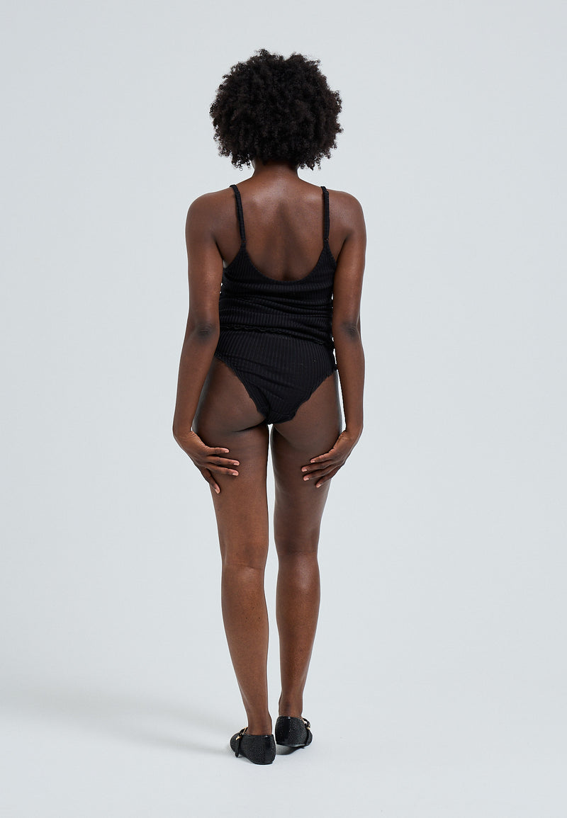 Seamless Basic Silky Dulce | Silk 2-pack Panties Black