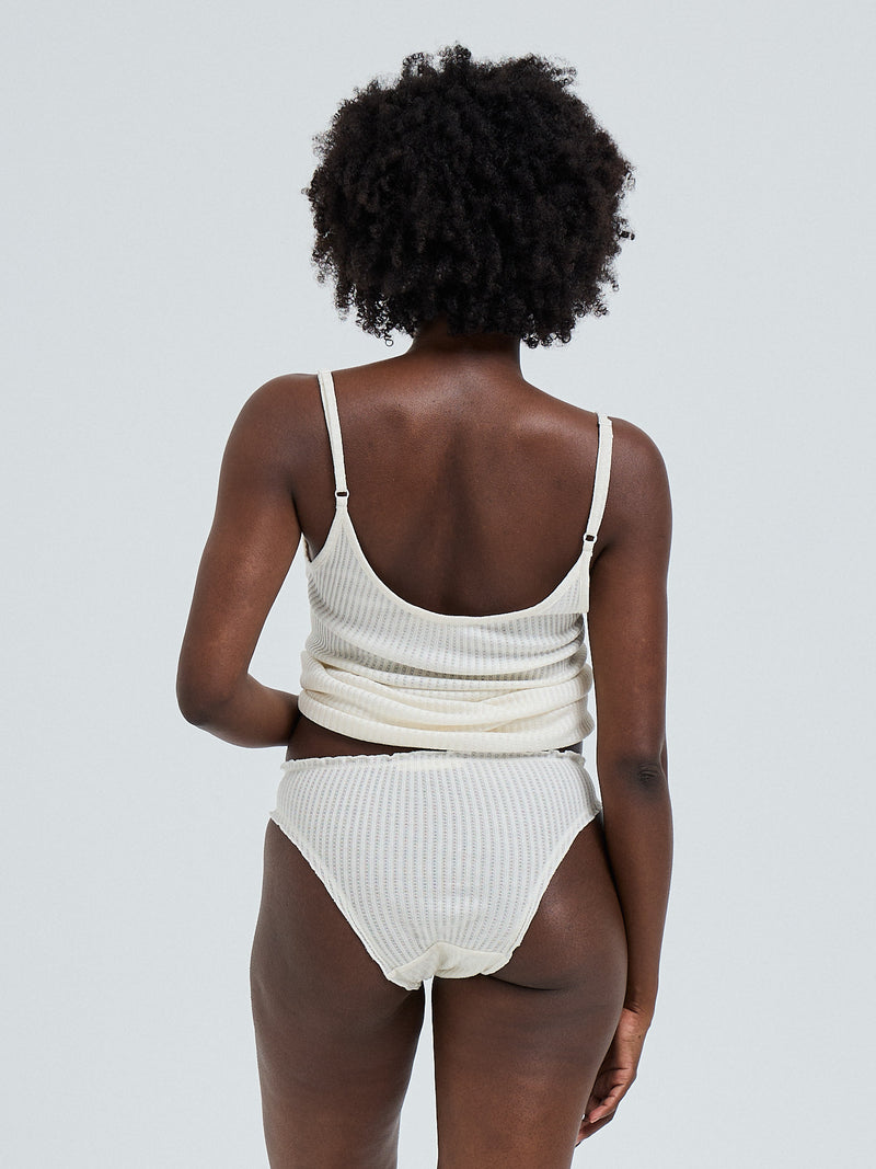 Seamless Basic Silky Dulce | Silk 2-pack Panties Off-White
