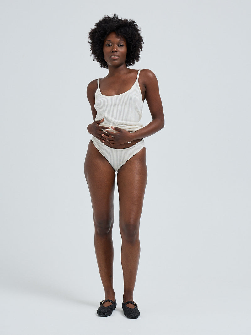 Seamless Basic Silky Dulce | Silk 2-pack Panties Off-White