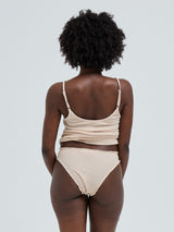 Seamless Basic Silky Dulce | Silk 2-pack Panties Rosie Beige