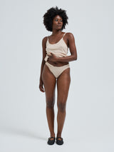 Seamless Basic Silky Dulce | Silk 2-pack Panties Rosie Beige