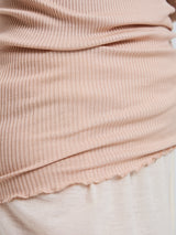 Seamless Basic Silky Fiore | Silk Blouse Rosie Beige