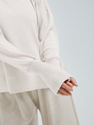 Woolen Sporty Sweat | Merino wool - Off-White