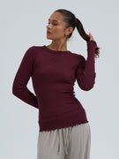 Wooly Long Sleeve | Wool Silk - Vineyard