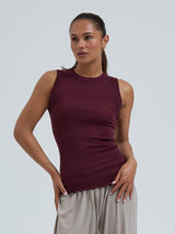Seamless Basic Wooly Tank | Wool Silk Tank Top Vineyard