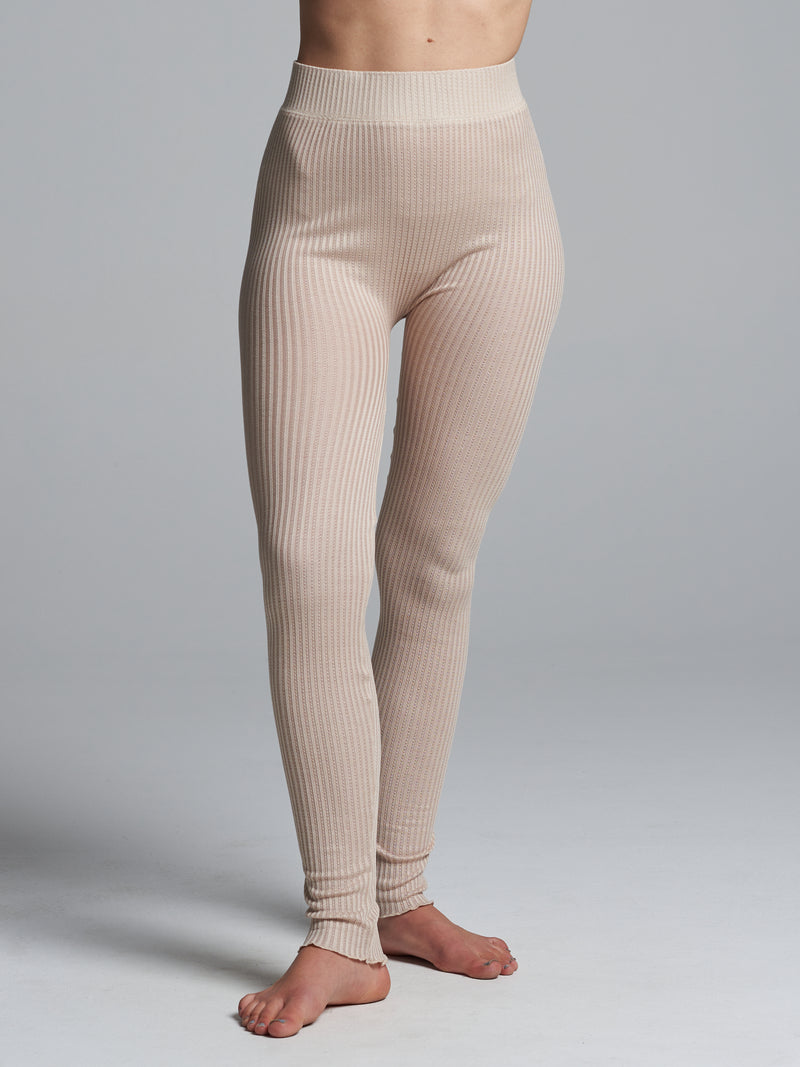 Seamless Basic Alba | Silk Legging Rosie Beige