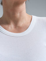 Seamless Basic Allure | Organic cotton L/S T-Shirt White
