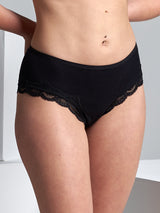 Seamless Basic Hips | Organic cotton 2-pack Panties Black