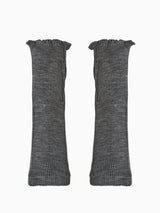 Seamless Basic Mano | Merino wool Wrist warmer Grey Melange