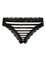 Seamless Basic Silky Tanga | Silk 2-pack Panties Black/Off-White