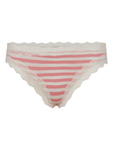 Seamless Basic Silky Tanga | Silk 2-pack Panties Pink/Off-White