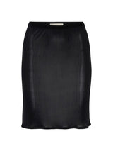 Seamless Basic Sporty Skirt | Silk Petticoat Black