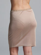Seamless Basic Sporty Skirt | Silk Petticoat Rosie Beige